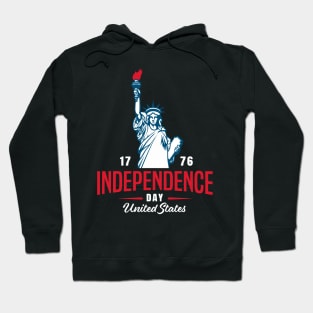 4th of July 1776  American independence day design Hoodie